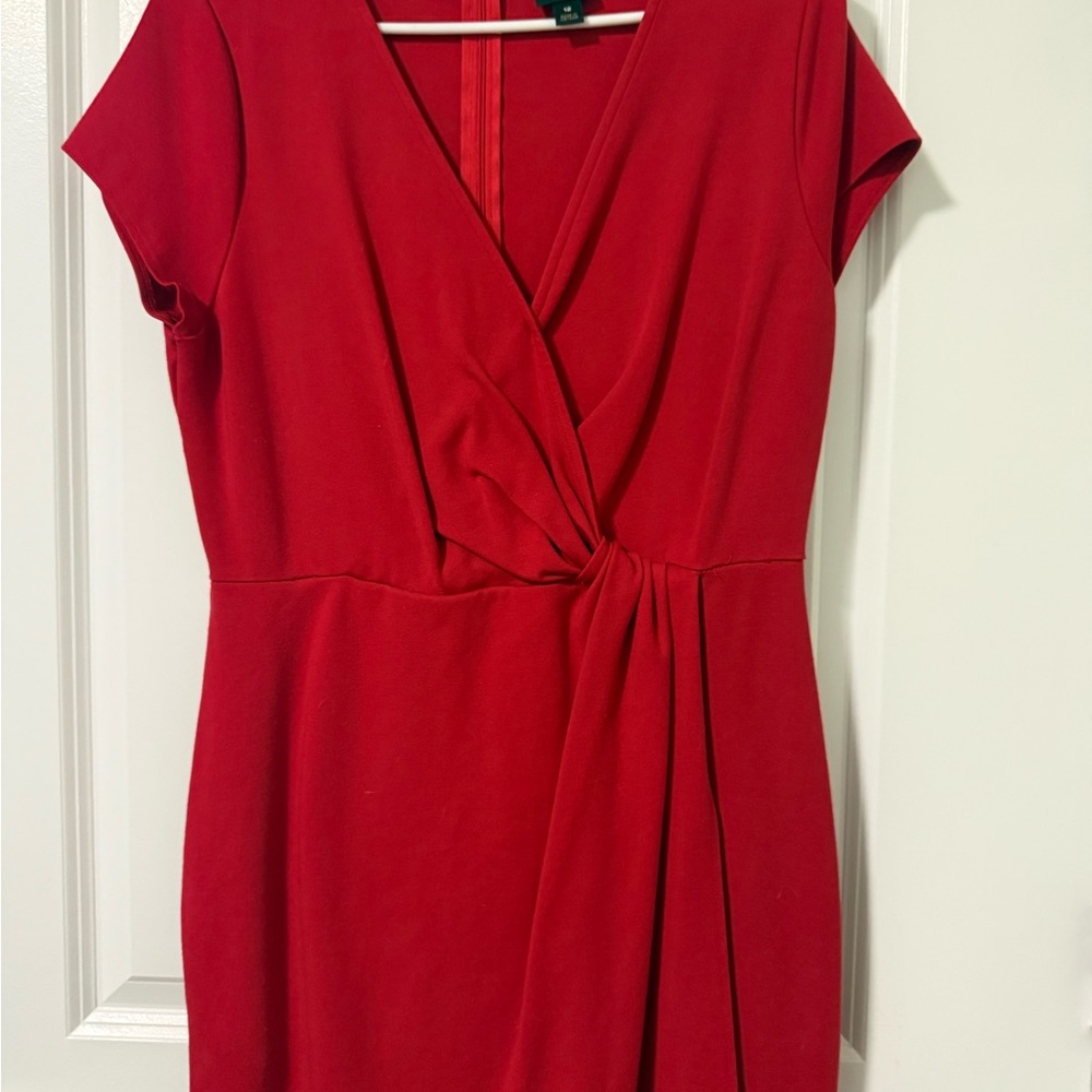 Worthington Asymmetrical Red Dress